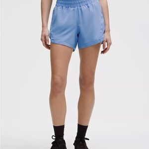 Lululemon Athletica Blue Athletic Shorts Relaxed Fit